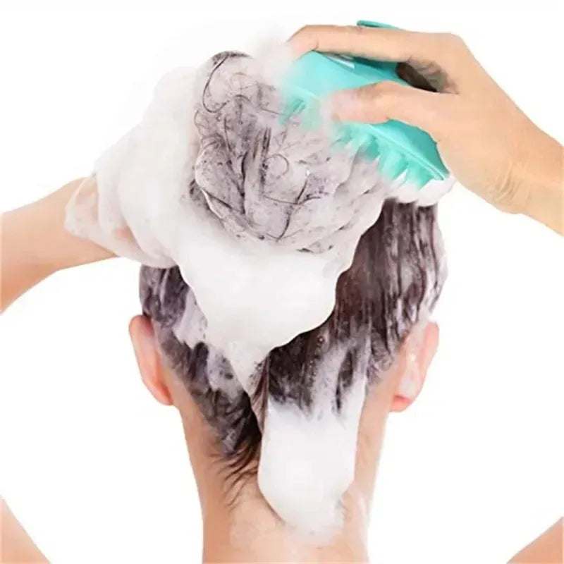 Silicone Shampoo Scalp Massage Brush