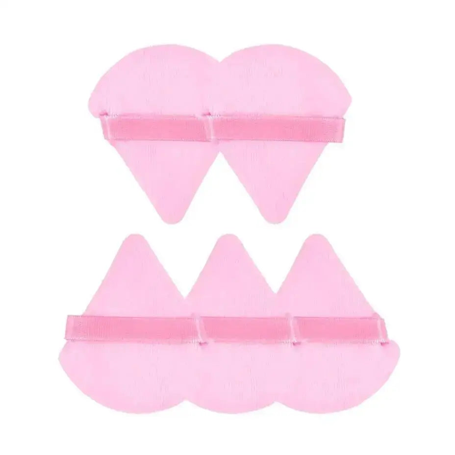 Velvet Triangle Powder Puff Set