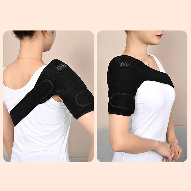 USB Heated Shoulder & Knee Wrap with Vibration