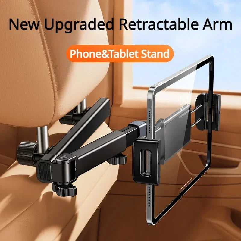 Telescopic Car Headrest Phone & Tablet Holder