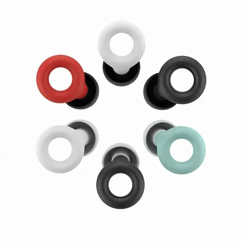 Reusable Silicone Ear Plugs with Case