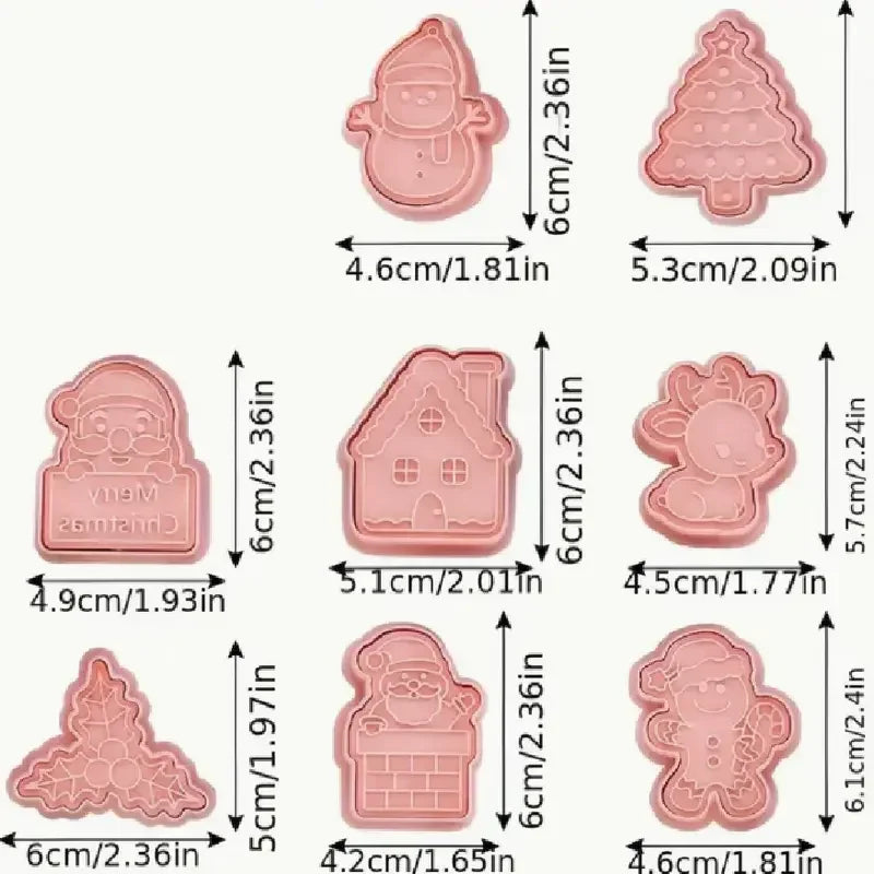 Christmas Cookie Mould Set
