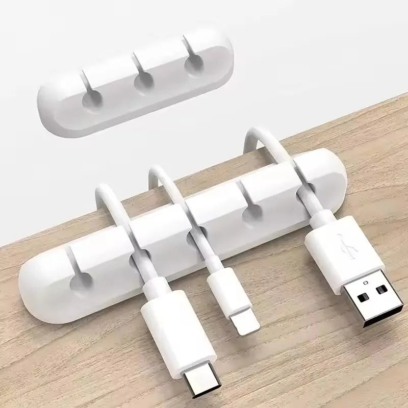 Silicone Desk Cable Organizer Clip