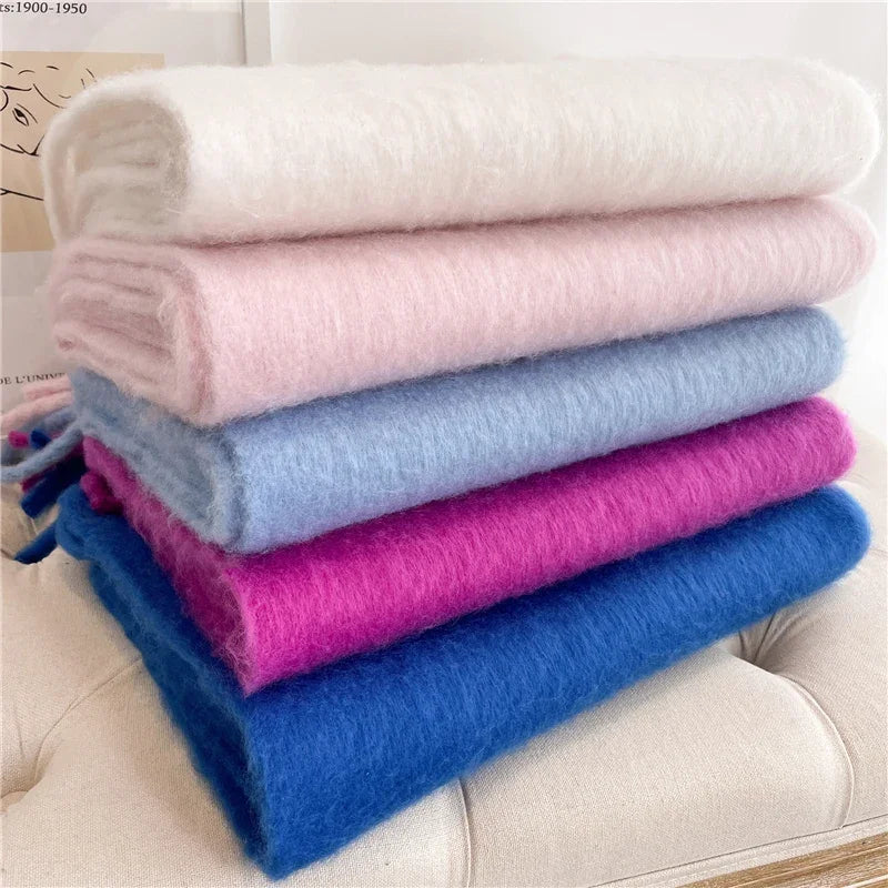 Cashmere-Feel Blanket Scarf
