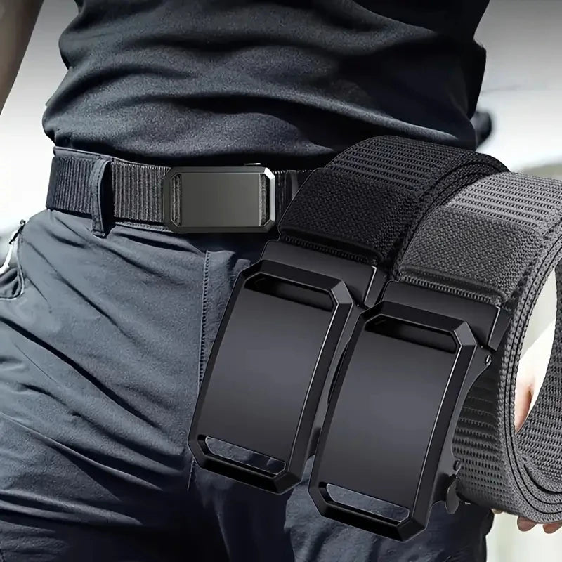 Automatic Ratchet Canvas Belt