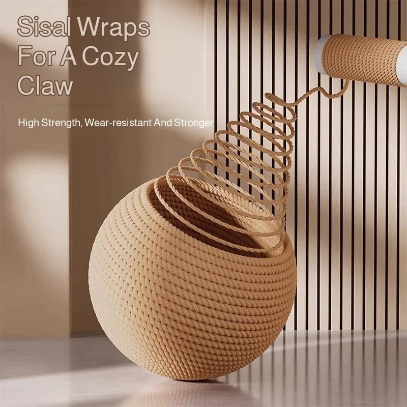 Sisal Cat Scratcher Ball Toy