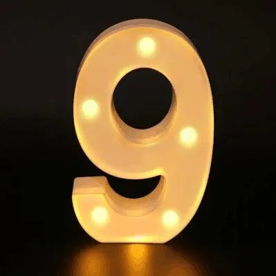 LED Marquee Number & Heart Light