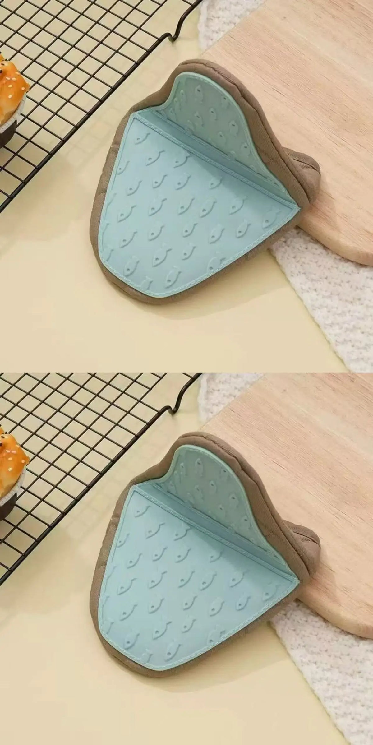 Fish-Shaped Silicone Oven Mitts
