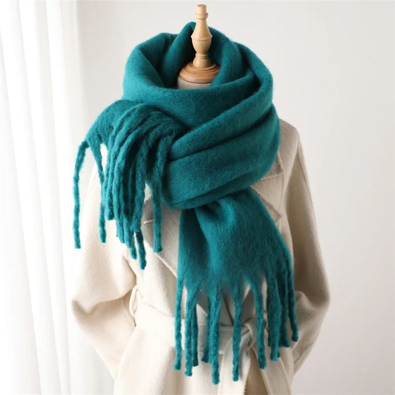 Cashmere-Feel Blanket Scarf