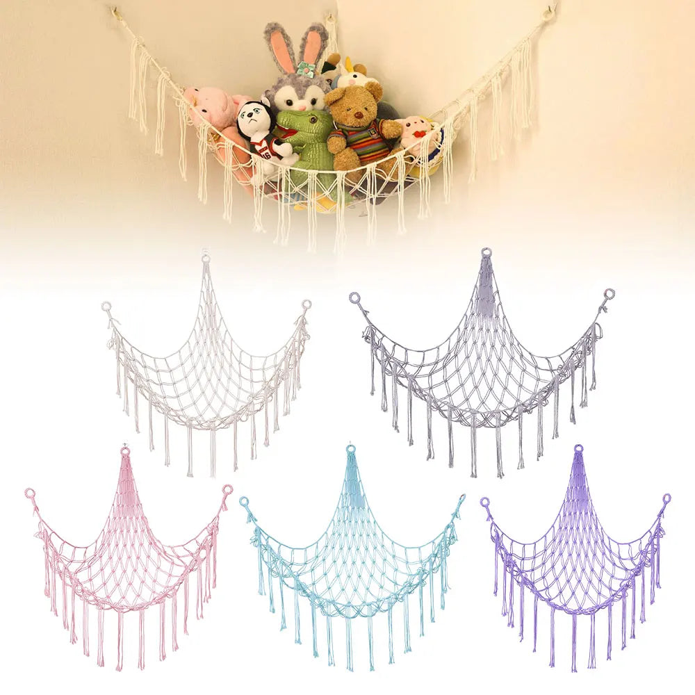 Corner Toy Storage Hammock Net