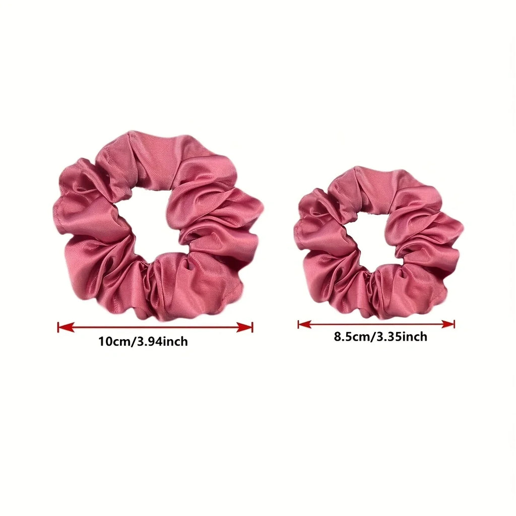 Satin Scrunchie Set: 16 Pieces