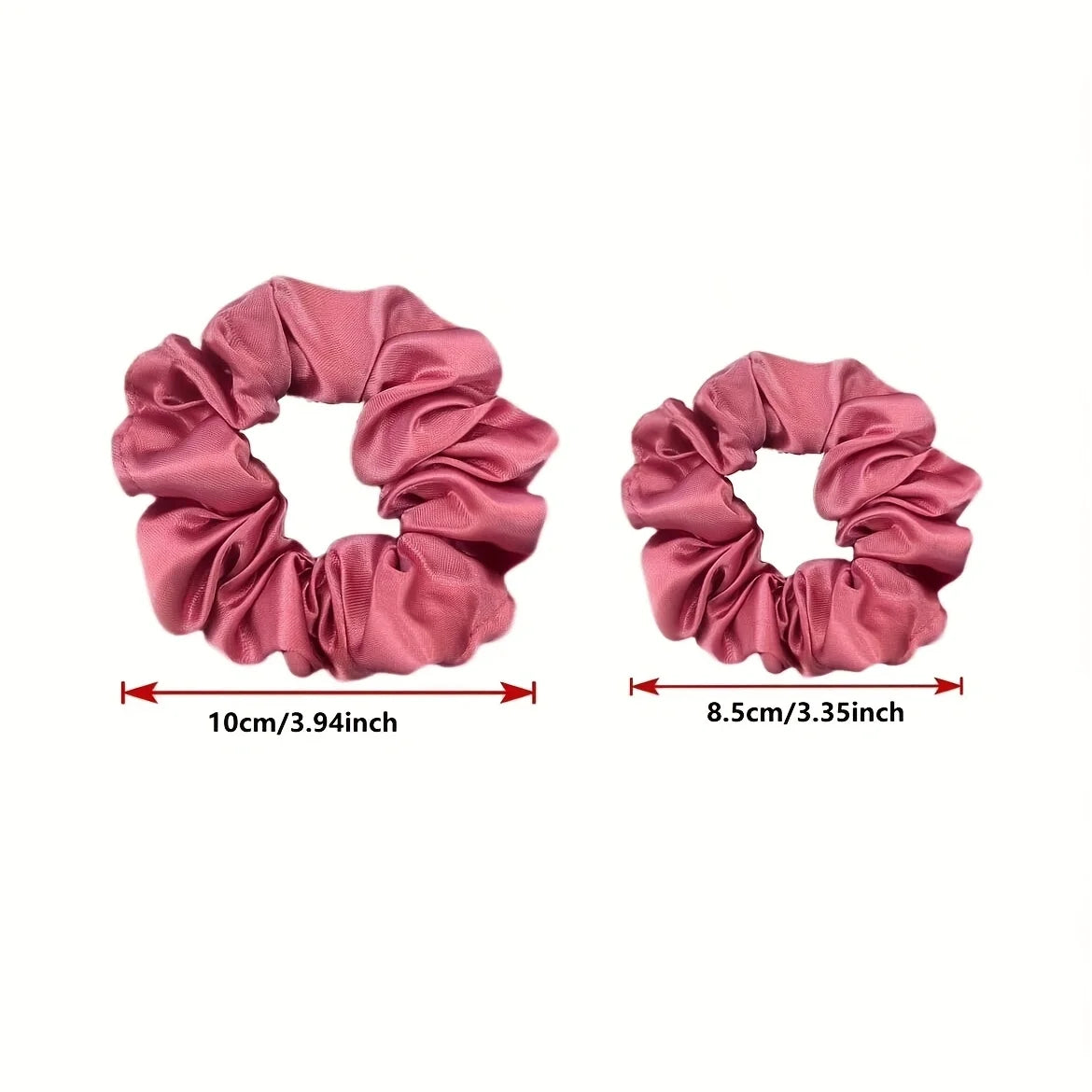 Satin Scrunchie Set: 16 Pieces
