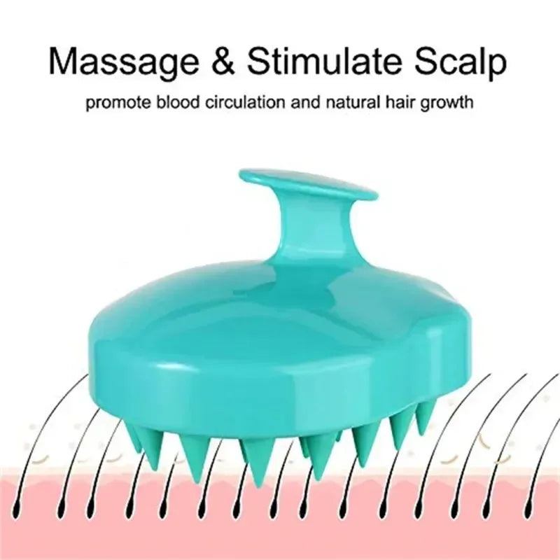 Silicone Shampoo Scalp Massage Brush