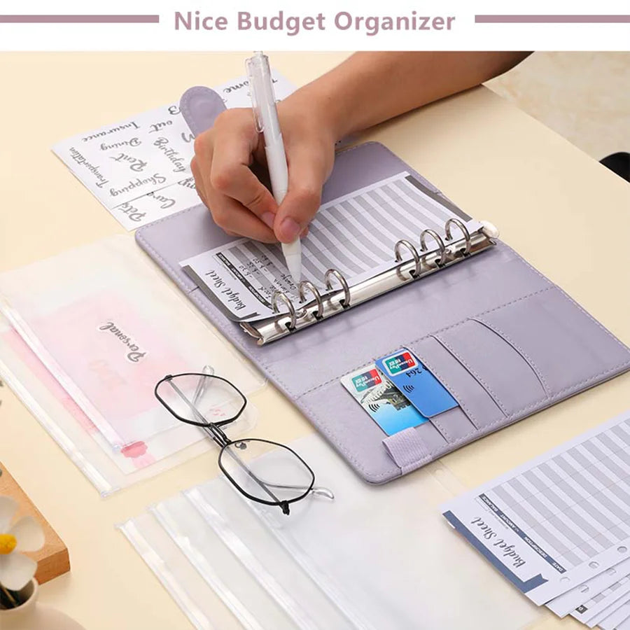 A6 Budget Binder with Cash Envelopes