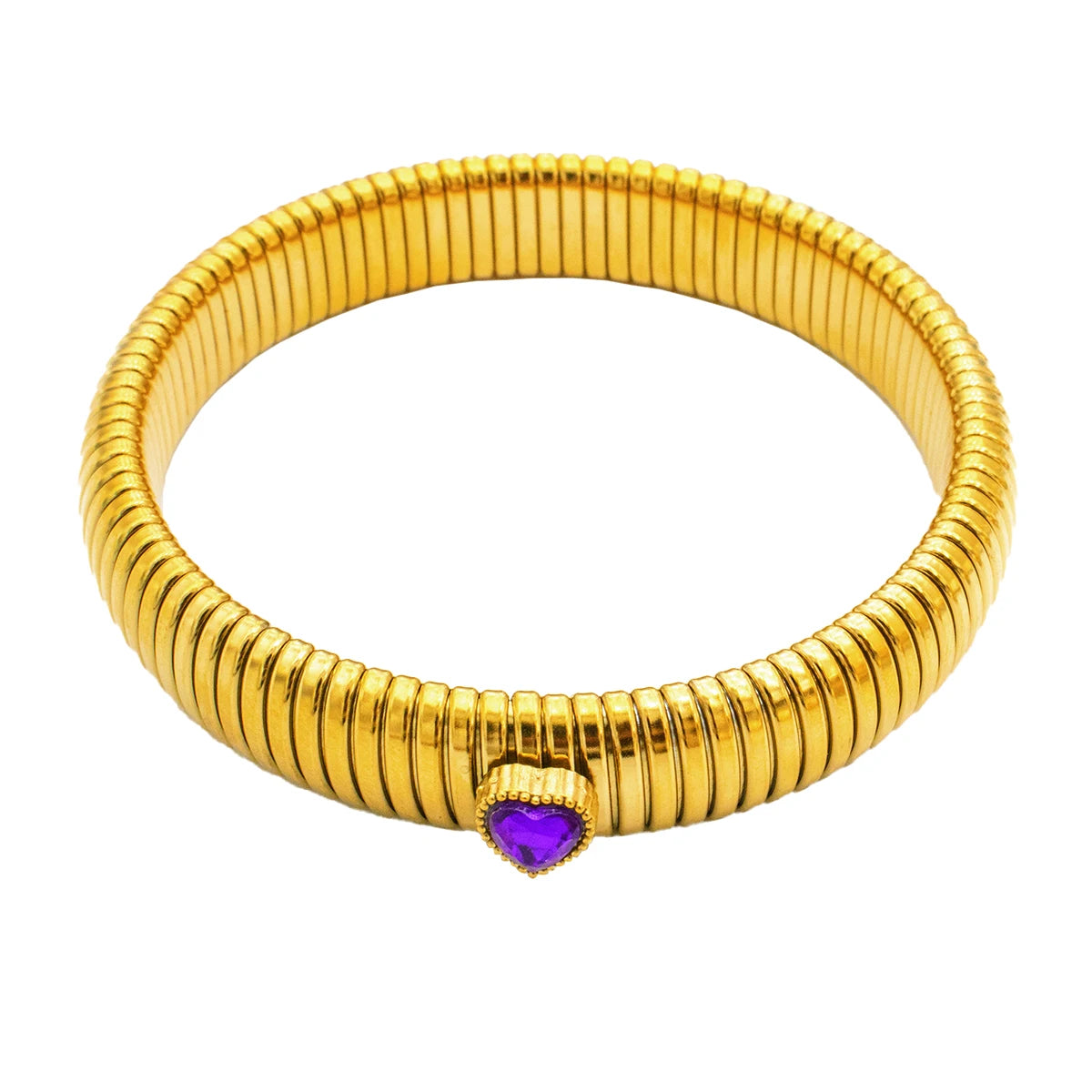 Gold-Tone Flex Bangle Bracelet