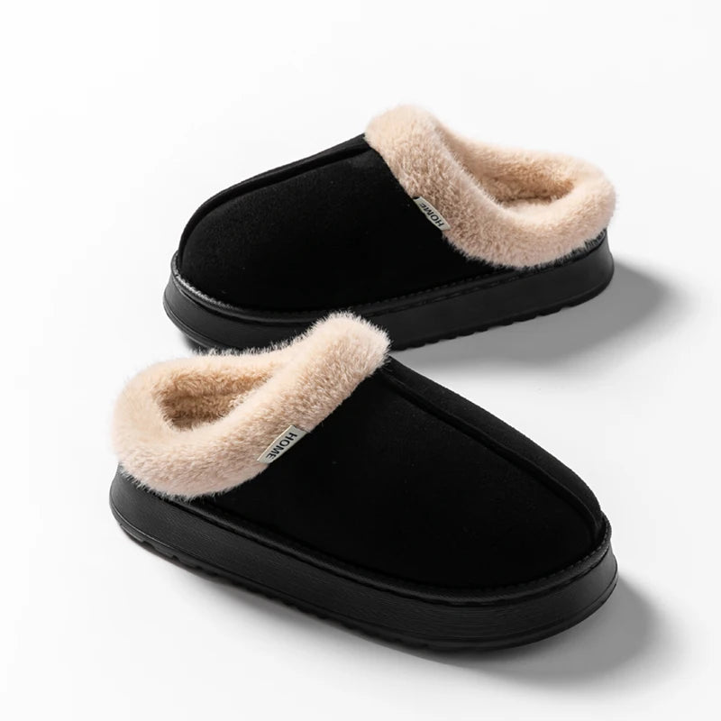 Fluffy Lined Slippers