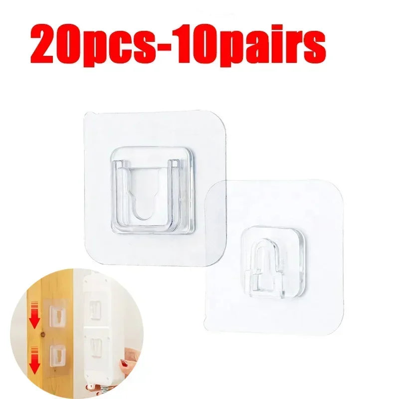 Clear Adhesive Wall Hooks
