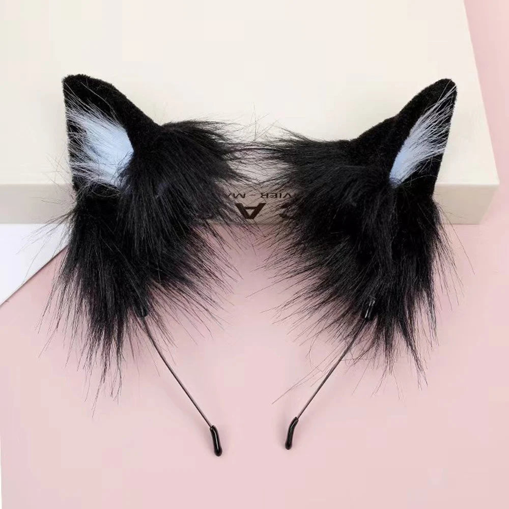 Plush Reindeer Antler Headband
