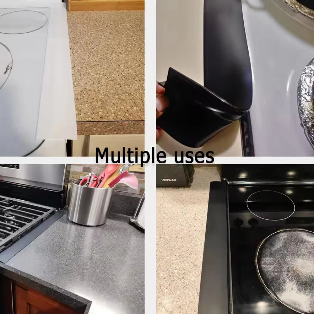 Silicone Stove Gap Covers, 2-Pack