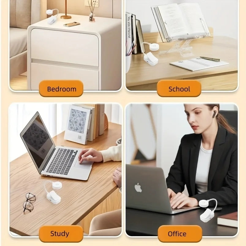 Clip-On LED Book Light, 3 Colour Modes