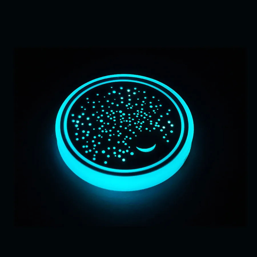 LED Car Cup Holder Coasters