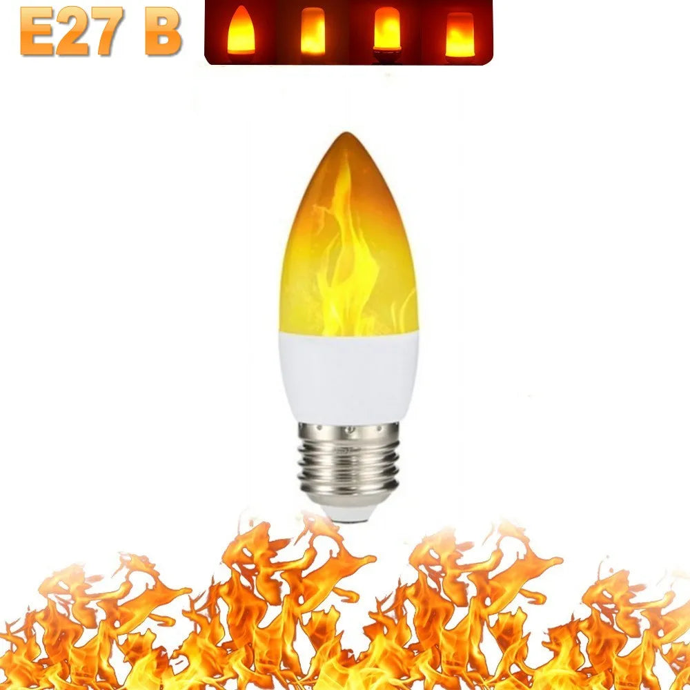 Flickering Flame Effect LED Bulb