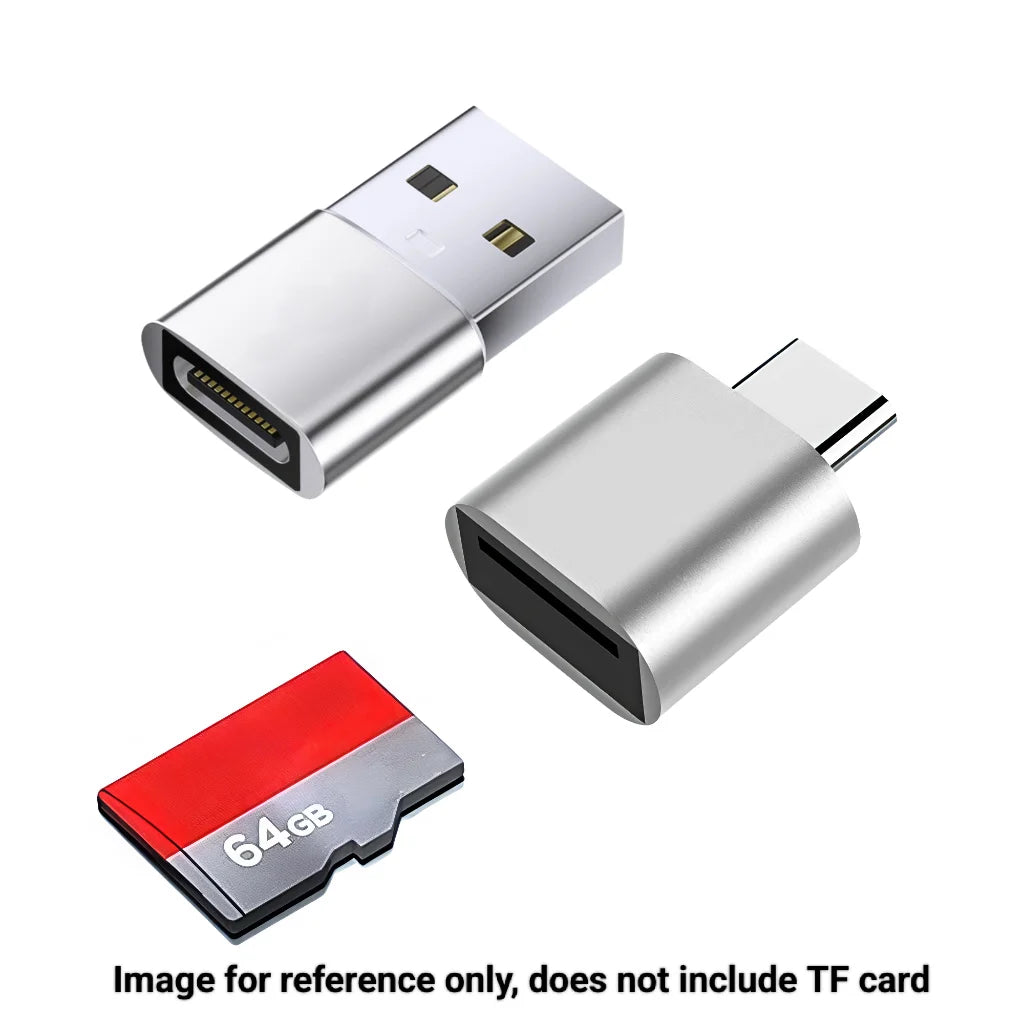 Mini USB-C & USB microSD Card Reader