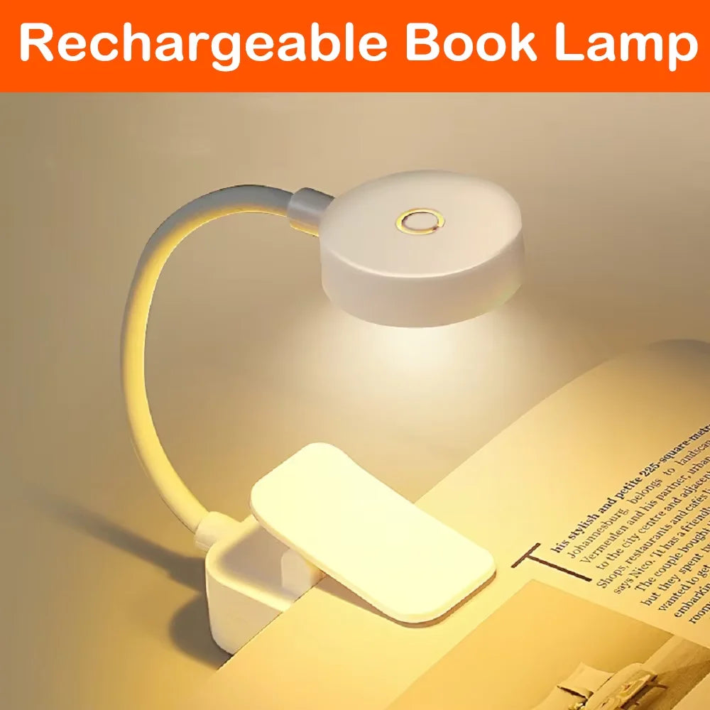 Clip-On LED Book Light, 3 Colour Modes