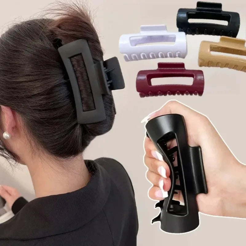 Soft Silicone Hair Claw Clip, Large