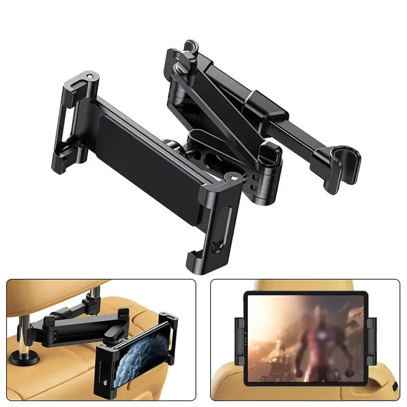 Telescopic Car Headrest Phone & Tablet Holder