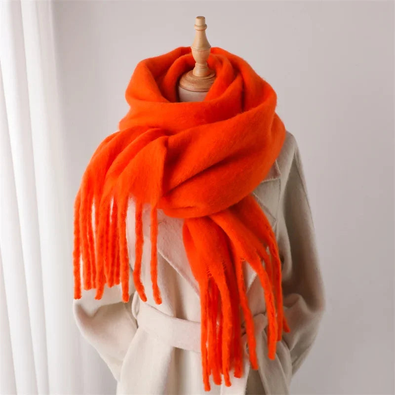Cashmere-Feel Blanket Scarf
