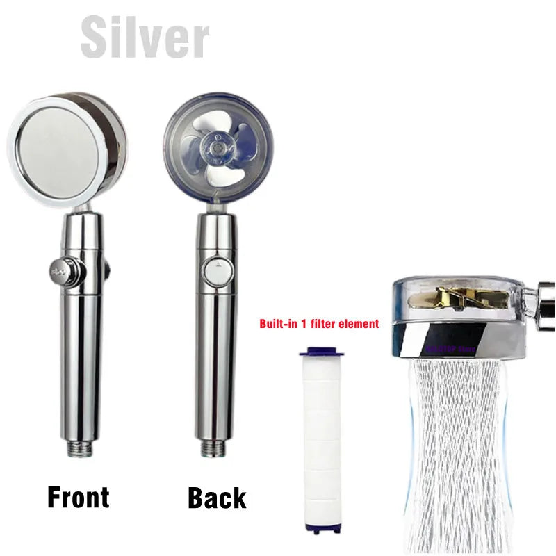 Turbo Fan Handheld Shower Head