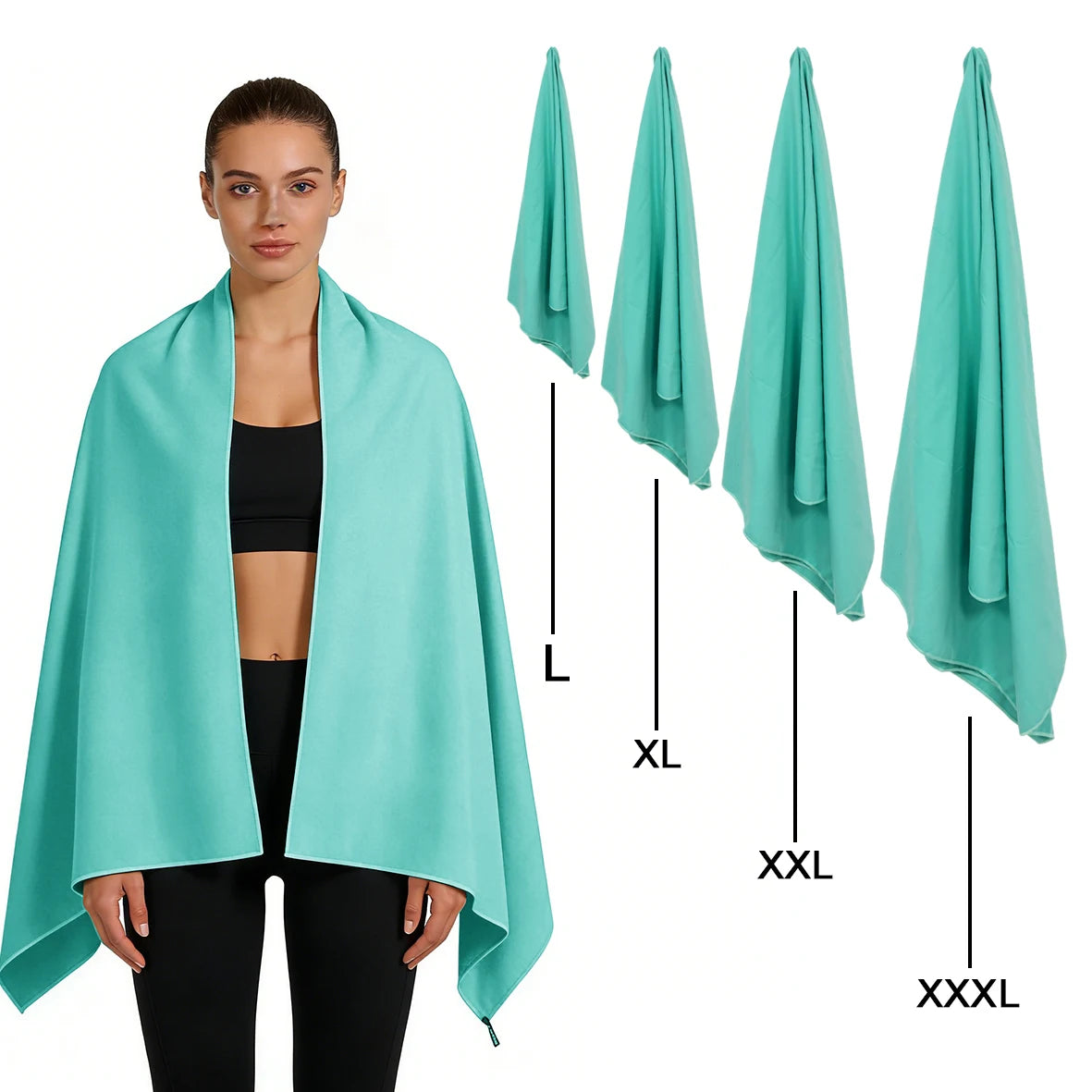 Quick-Dry Microfiber Sports Towel