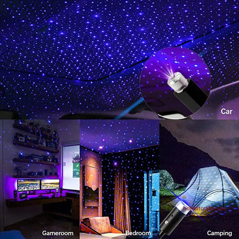 USB Car Roof Star Projector