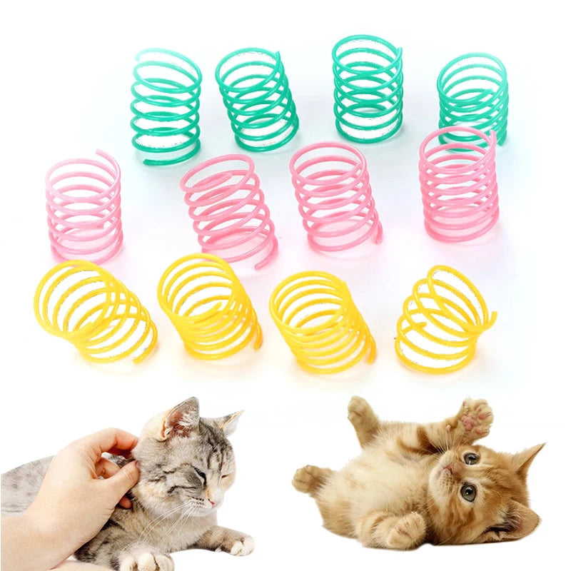 Colourful Cat Spring Toys
