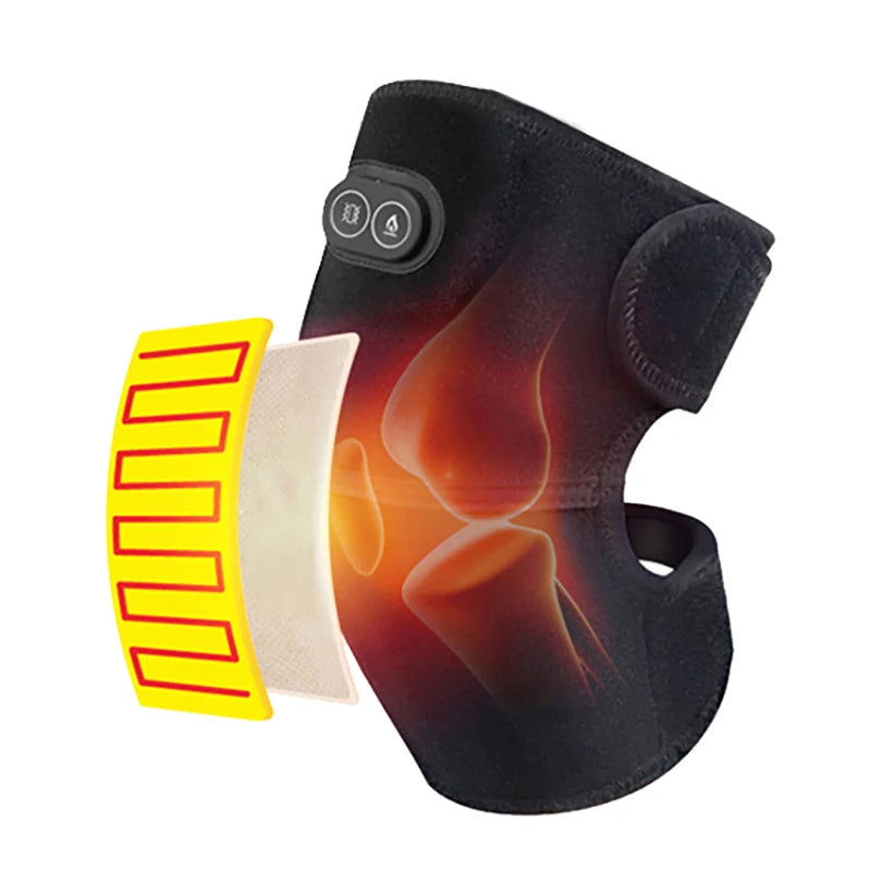USB Heated Shoulder & Knee Wrap with Vibration
