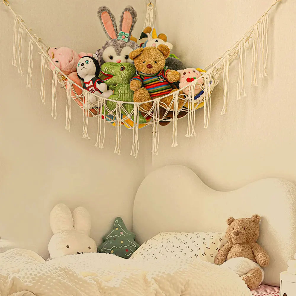 Corner Toy Storage Hammock Net
