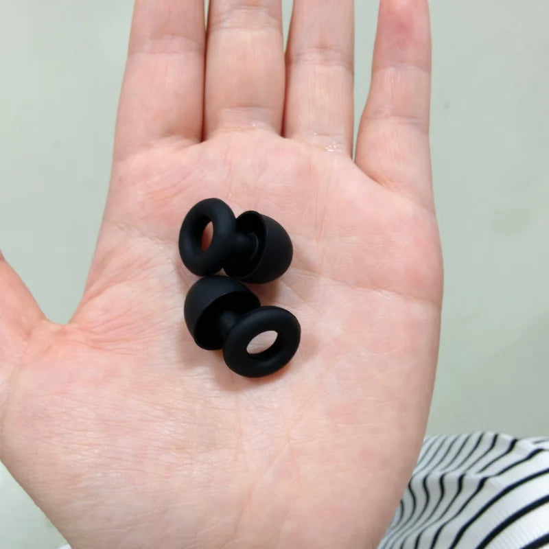 Reusable Silicone Ear Plugs with Case