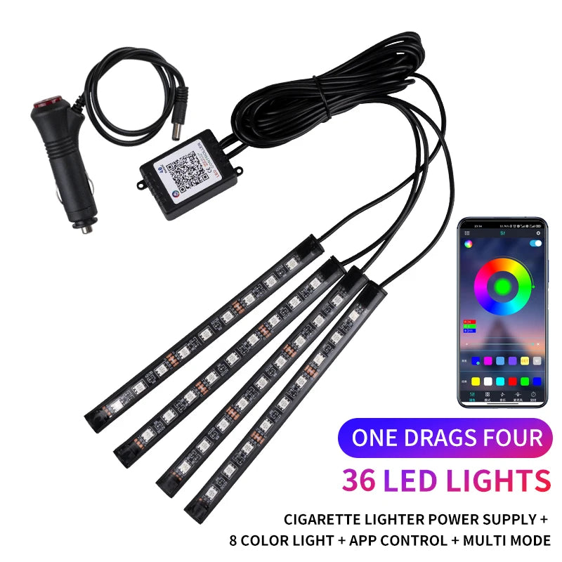 Car Footwell LED Kit
