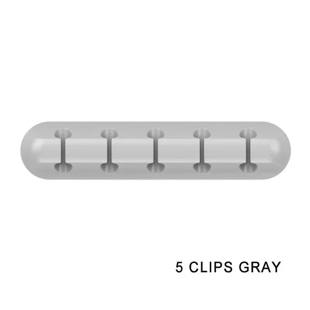Silicone Desk Cable Organizer Clip