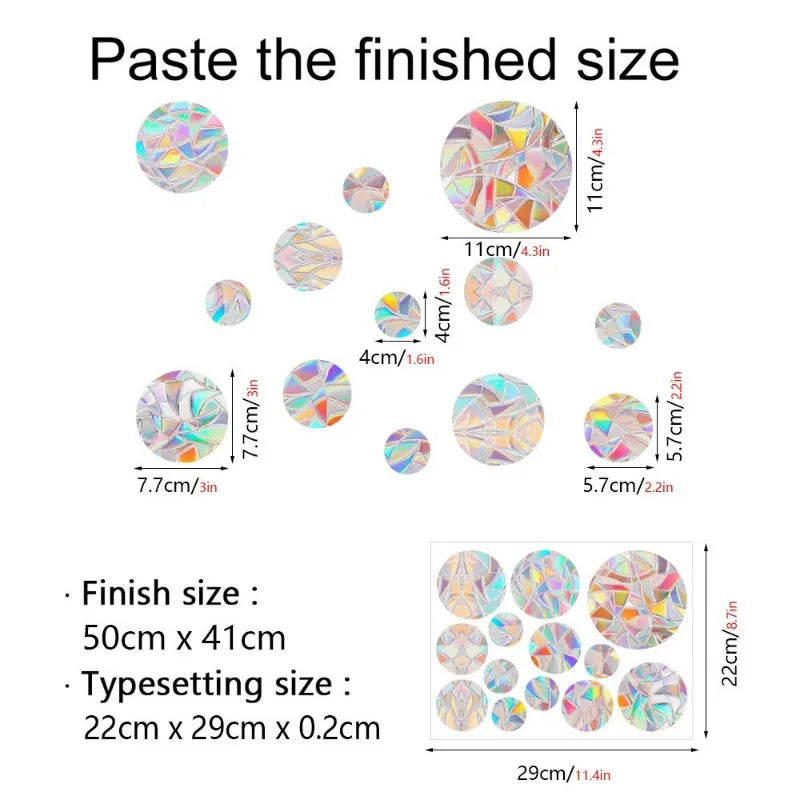 Rainbow Prism Window Sticker