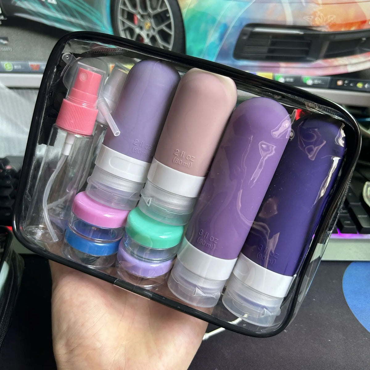 Silicone Travel Bottle Set