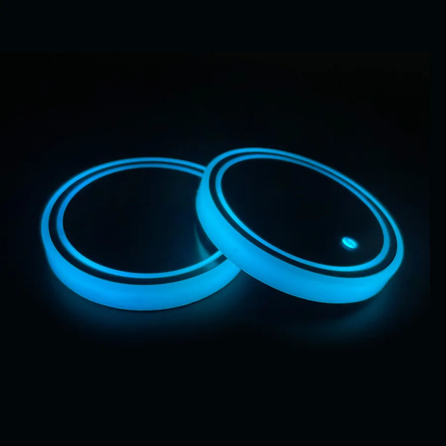 LED Car Cup Holder Coasters