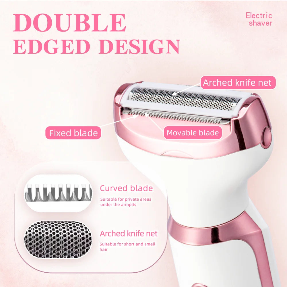 4-in-1 Rechargeable Lady Shaver & Trimmer