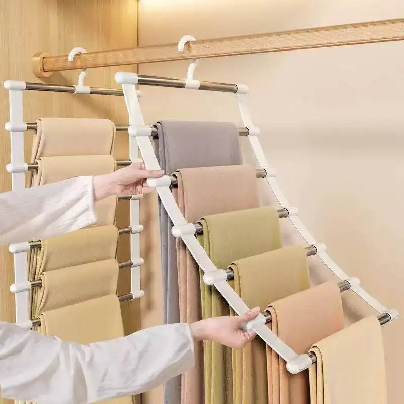 Multi-Layer Space-Saving Trouser Hanger