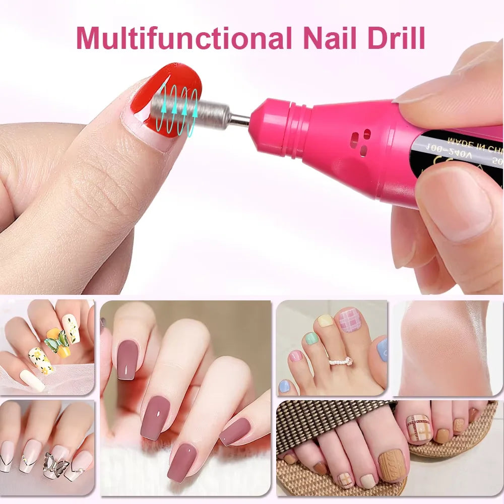 6-in-1 Electric Nail File Set
