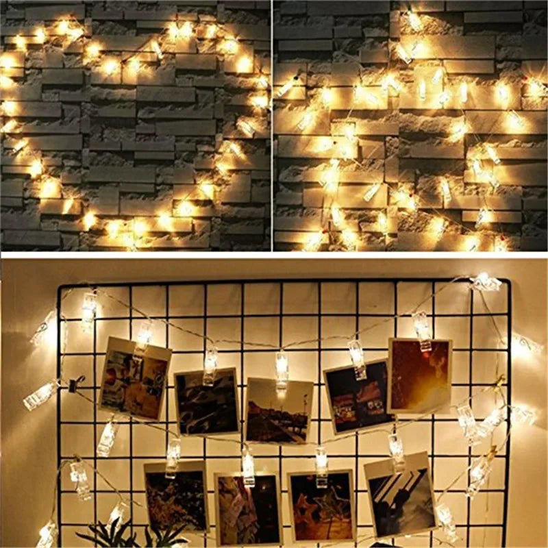 Photo Clip LED String Lights