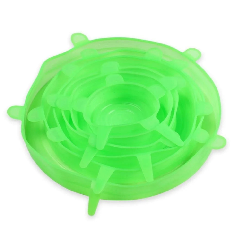 Stretch Lids Set, 6 Pieces