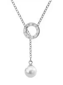 Gold-Tone Stainless Steel Textured Necklace