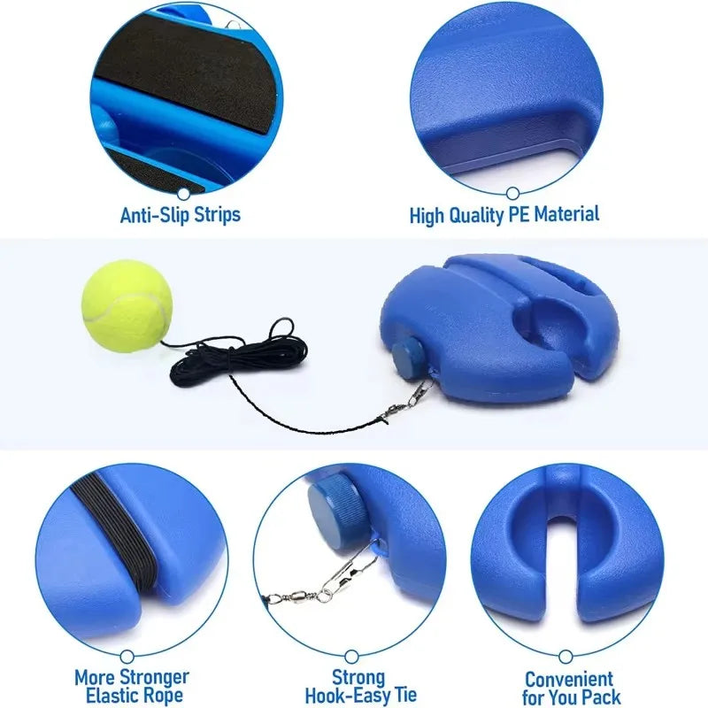 Solo Tennis Trainer with Rebound Ball